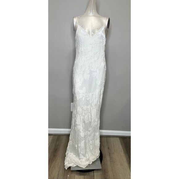 Galvan Bridal Frida devoré gown US 8 $2077 - Picture 5 of 11